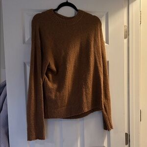 American Eagle Outfitters Brown Crew Neck Sweater